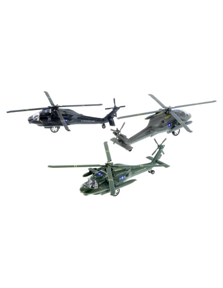 Helicóptero Sikorsky UH-60 Black Hawk Juguetes Playmaker 25.4 cm Helicóptero Sikorsky UH-60 Black Hawk Juguetes Playmaker 25.4 cm