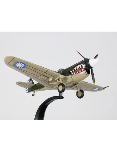 Modelo de Avión P-40 Warhawk AVG 1:72 Metal Fundido