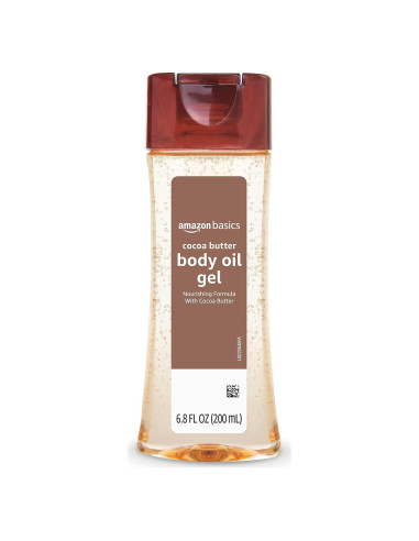 Gel de Aceite Corporal Amazon Basics Manteca de Cacao 200 ml