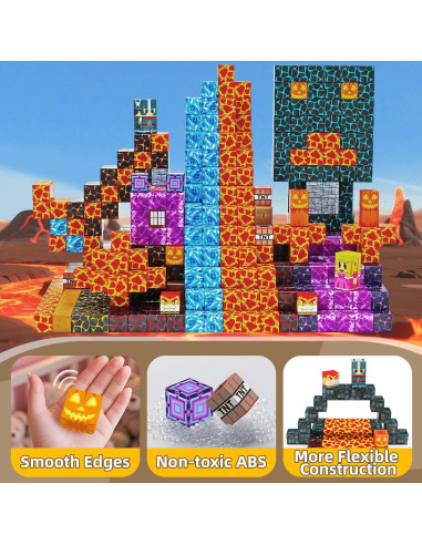 Bloques Magnéticos LionFuny 150PCS Juguetes Educativos STEM