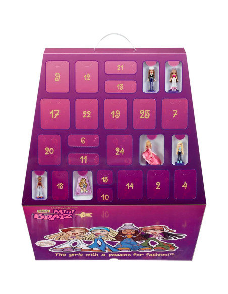 Calendario de Adviento Bratz Minis MGA - 25 Sorpresas Y2K Calendario de Adviento Bratz Minis MGA - 25 Sorpresas Y2K