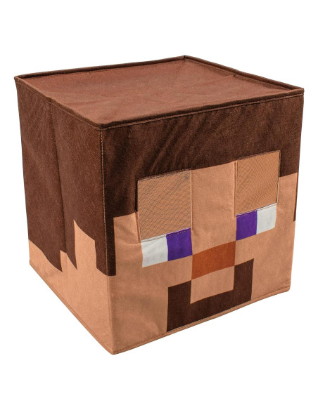 Disfraz de Cabeza de Steve Minecraft - Máscara Oficial para Niños Disfraz de Cabeza de Steve Minecraft - Máscara Oficial para Niños