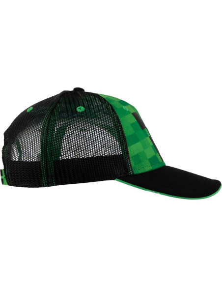 Gorra de Malla Minecraft Creeper para Niños - Ajustable Gorra de Malla Minecraft Creeper para Niños - Ajustable