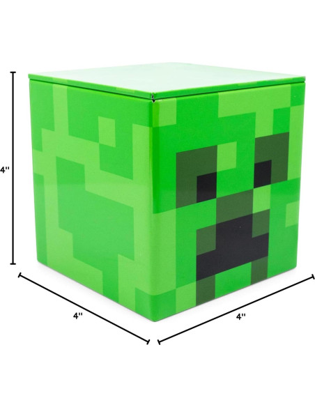 Caja de Almacenamiento Minecraft Creeper 10 cm - Organizador de Juguetes Caja de Almacenamiento Minecraft Creeper 10 cm - Organizador de Juguetes