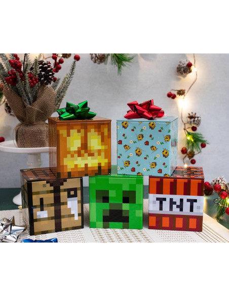 Set de 5 Cajas de Almacenamiento de Lata Minecraft Toynk Set de 5 Cajas de Almacenamiento de Lata Minecraft Toynk