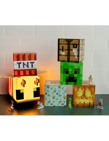 Set de 5 Cajas de Almacenamiento de Lata Minecraft Toynk