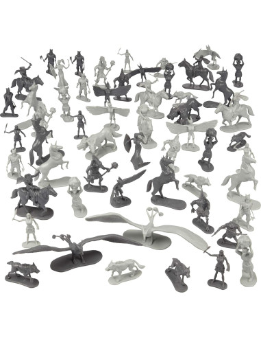 Figuras de Acción SCS Direct - 56 Miniaturas Fantásticas para D&D