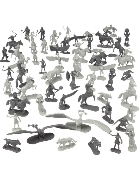 Figuras de Acción SCS Direct - 56 Miniaturas Fantásticas para D&D Figuras de Acción SCS Direct - 56 Miniaturas Fantásticas para D&D