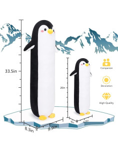 Almohada de Peluche Larga Pingüino Sprinqdawin 50.8 cm 2