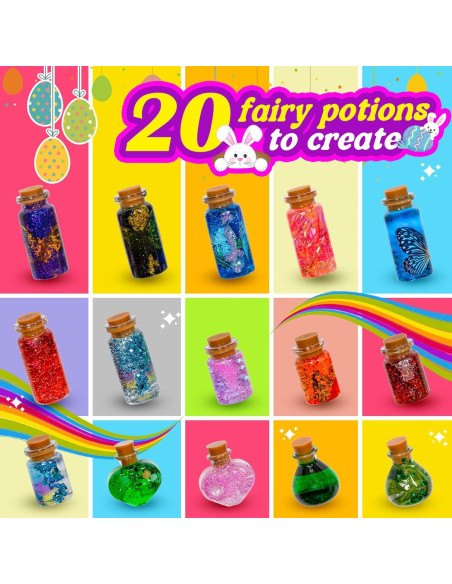 Kit de Pociones Mágicas Alritz - 20 Botellas Creativas Kit de Pociones Mágicas Alritz - 20 Botellas Creativas