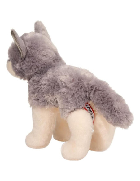 Peluche Lobo Ashes Douglas 40cm Gris y Crema Peluche Lobo Ashes Douglas 40cm Gris y Crema
