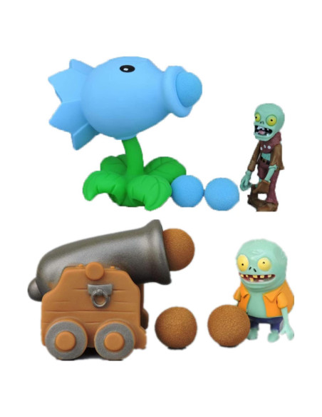 Set de Juguetes PVZ JHESAO 4 Piezas Figuras de Acción Set de Juguetes PVZ JHESAO 4 Piezas Figuras de Acción