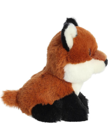 Mini Zorro de Peluche Aurora Eco Nation - Marrón 7.6 cm
