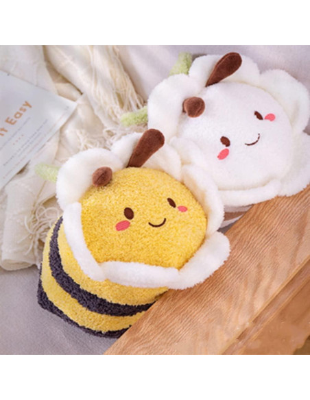 Juguete de Peluche Abeja 30 cm OUKEYI Suave y Abrazable Juguete de Peluche Abeja 30 cm OUKEYI Suave y Abrazable
