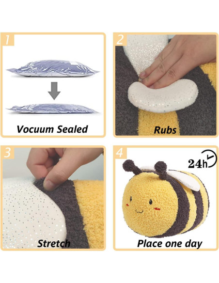Juguete de Peluche Abeja ARELUX 35.56 cm Suave y Divertido Juguete de Peluche Abeja ARELUX 35.56 cm Suave y Divertido