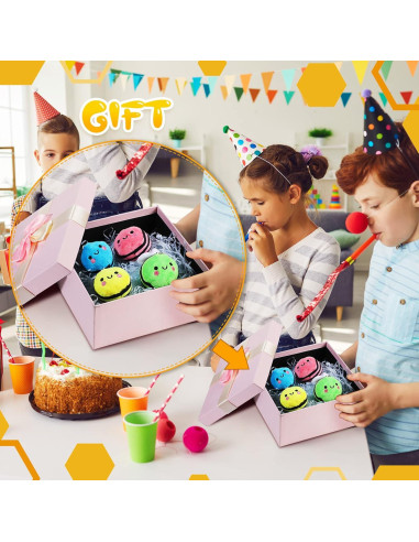 8 Abejas de Peluche Suave Sratte 8 cm para Decoración Fiesta
