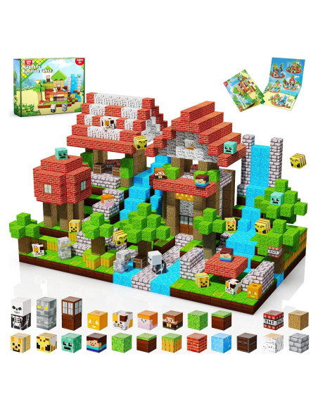 Bloques Magnéticos Annexfun 200PCS Juguetes STEM 3+ Años Bloques Magnéticos Annexfun 200PCS Juguetes STEM 3+ Años