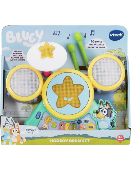Batería Infantil VTech Bluey Hooray - 3 años+ Batería Infantil VTech Bluey Hooray - 3 años+