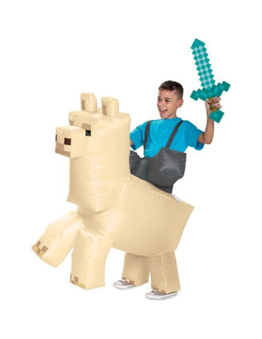 Disfraz Inflable Montable de Llama Minecraft para Niños