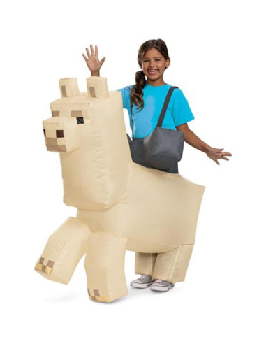 Disfraz Inflable Montable de Llama Minecraft para Niños