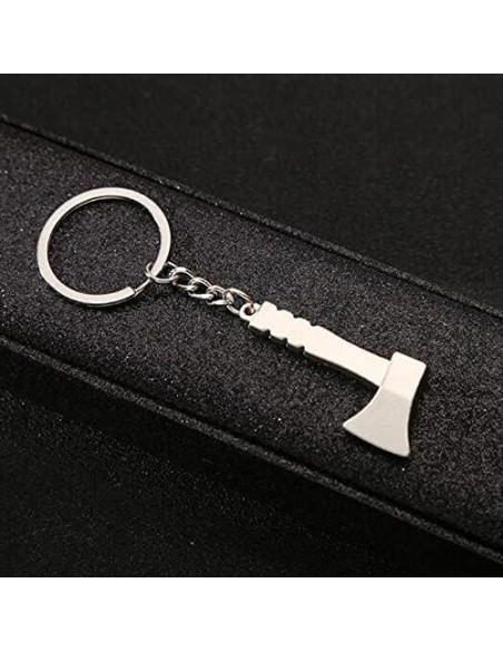 Llavero Colgante de Metal Unisex Organizador de Llaves Plata Llavero Colgante de Metal Unisex Organizador de Llaves Plata