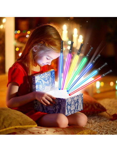 Sable de Luz OUFOTAT QL-tkd-d 2-en-1 con Efectos LED