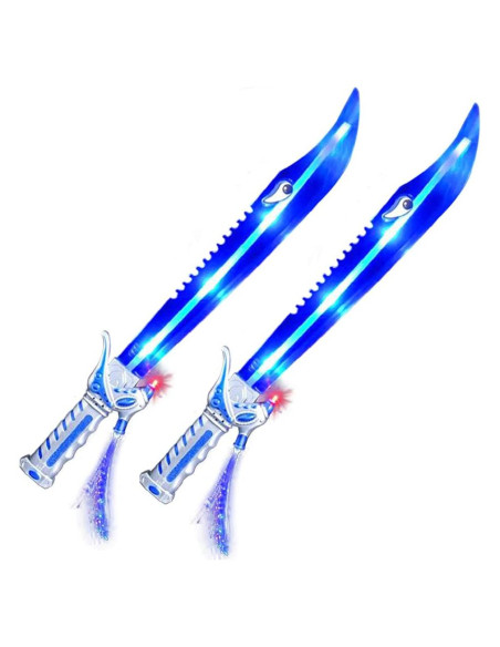 Espadas de Juguete ArtCreativity con LED y Sonido, Set de 2, 59.69 cm Espadas de Juguete ArtCreativity con LED y Sonido, Set de 2, 59.69 cm