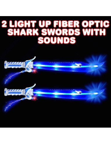 Espadas de Juguete ArtCreativity con LED y Sonido, Set de 2, 59.69 cm