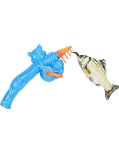 Juguete de caña de pescar para gatos Fairly Odd Novelties