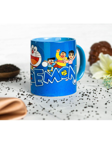 Taza de Cerámica Doremon Urban PRINT 350ml Azul