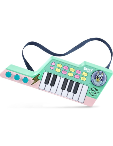 Keytar Musical VTech Bluey con 10 Melodías y Correa Keytar Musical VTech Bluey con 10 Melodías y Correa