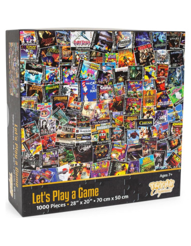 Rompecabezas 1000 Piezas Toynk Collage Videojuegos Retro 71x50 cm