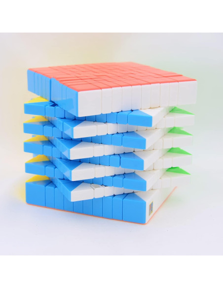 Cubo de Rompecabezas Moyu Meilong 10x10 84mm Sin Etiquetas Cubo de Rompecabezas Moyu Meilong 10x10 84mm Sin Etiquetas