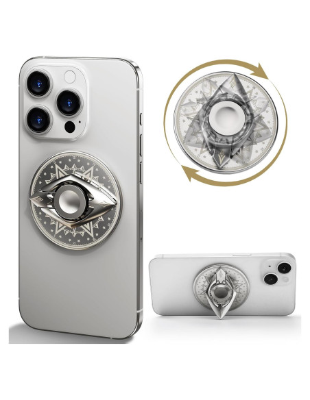 Soporte Magnético para Teléfono OGRANEE, Plata, 360 Ajustable Soporte Magnético para Teléfono OGRANEE, Plata, 360 Ajustable