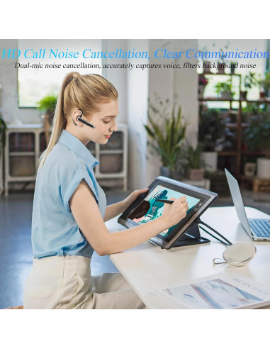 Auriculares Inalámbricos Bluetooth Sisism N17 con Estuche Carga LED