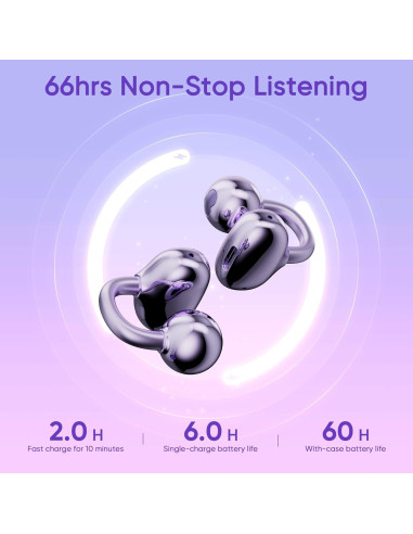 Auriculares Inalámbricos Vodyfu V8 con Micrófono, 66H Batería