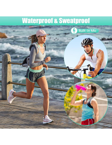 Auriculares Bluetooth Lecefty i35_plus, 200h Batería, Impermeables Auriculares Bluetooth Lecefty i35_plus, 200h Batería, Impermeables