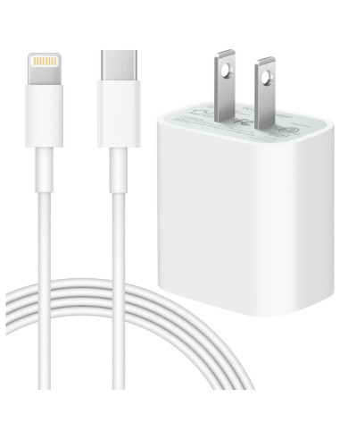 Cargador Rápido USB-C 20W Coreykin para iPhone 14/13/12