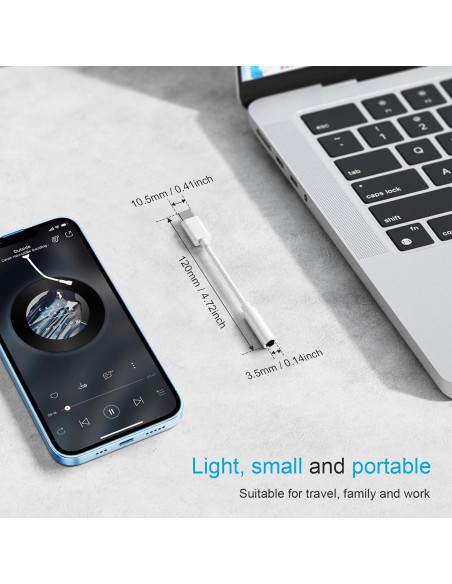 Adaptador USB C a Jack 3.5mm YGKSAA - 4PCS, Compatible con Samsung y Pixel Adaptador USB C a Jack 3.5mm YGKSAA - 4PCS, Compatible con Samsung y Pixel