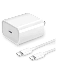 Cargador de pared rápido USB C PD 20W Rahhaze para iPad 10.9"/11"