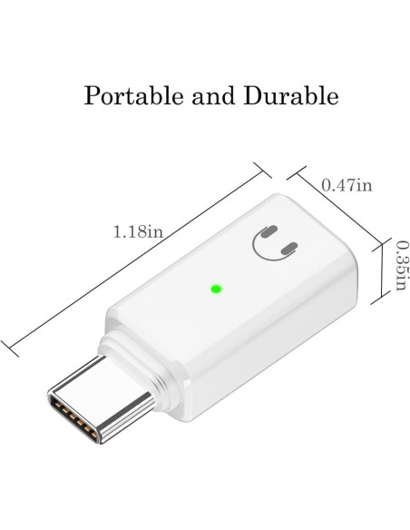 Adaptador de Audio USB C a Lightning AuviPal - 10g, Compatible iPhone 15 Adaptador de Audio USB C a Lightning AuviPal - 10g, Compatible iPhone 15