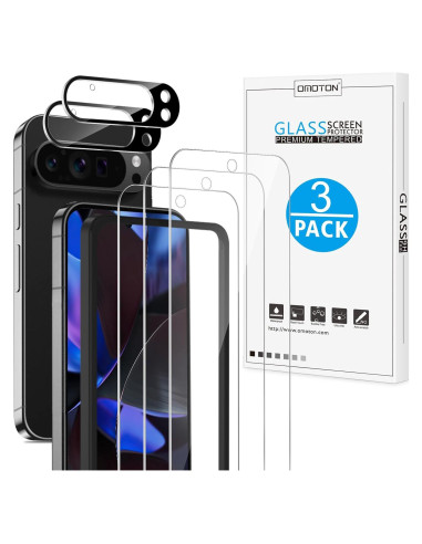 Protector de Pantalla y Lente OMOTON para Google Pixel 9 Pro XL