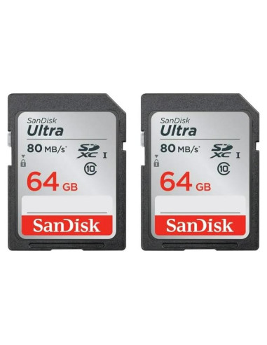Tarjeta de Memoria SanDisk Ultra 64GB SDXC UHS-I Clase 10