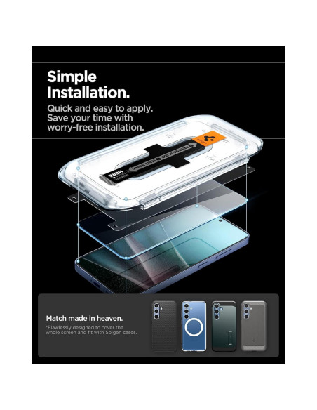 Protector de Pantalla Vidrio Templado Spigen Galaxy S25/S24 Plus - 2 Paquete Protector de Pantalla Vidrio Templado Spigen Galaxy S25/S24 Plus - 2 Paquete