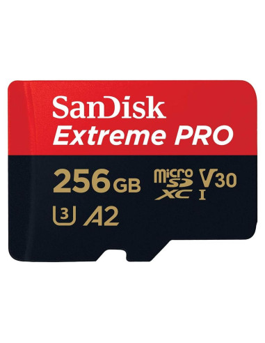 Tarjeta microSD SanDisk 256GB Extreme PRO UHS-I 200MB/s