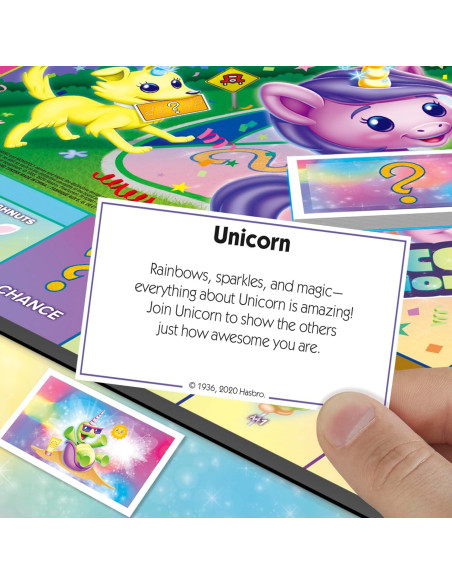 Monopoly Junior Unicornio Hasbro Juego de Mesa para Niños Monopoly Junior Unicornio Hasbro Juego de Mesa para Niños