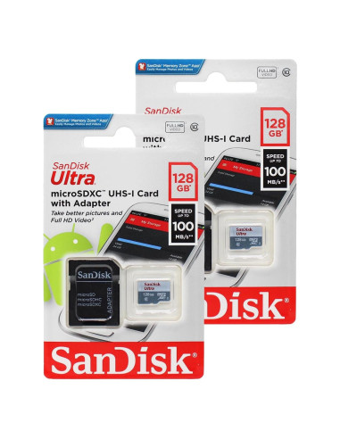 Tarjeta de Memoria MicroSD SanDisk 128GB Ultra UHS-1