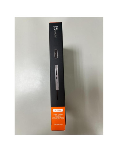 Estación de Acoplamiento USB-C j5create JCD393 9-en-1 4K 60Hz