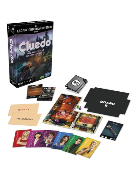 Juego de Mesa Clue Traición en la Mansión Tudor - Escape y Misterio Juego de Mesa Clue Traición en la Mansión Tudor - Escape y Misterio