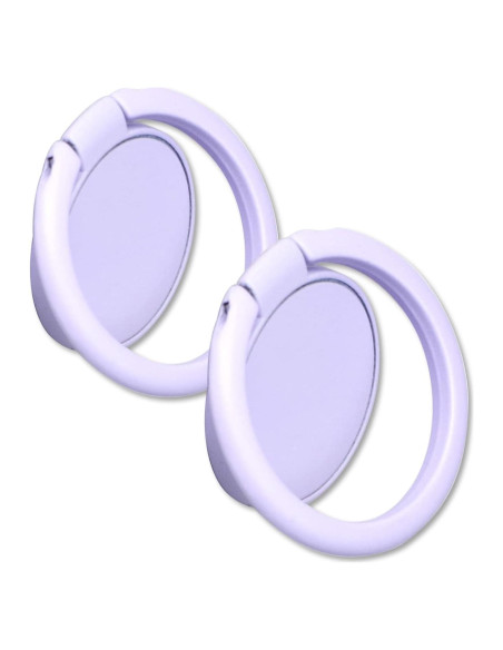 Soporte de Anillo para Teléfono Celular Wansurs 2 Pack Púrpura Soporte de Anillo para Teléfono Celular Wansurs 2 Pack Púrpura